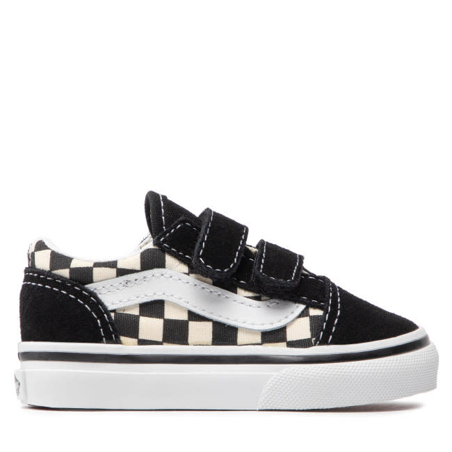 VN0A38JNP0S1 - TD Old Skool V CHECK BLK WHITE
