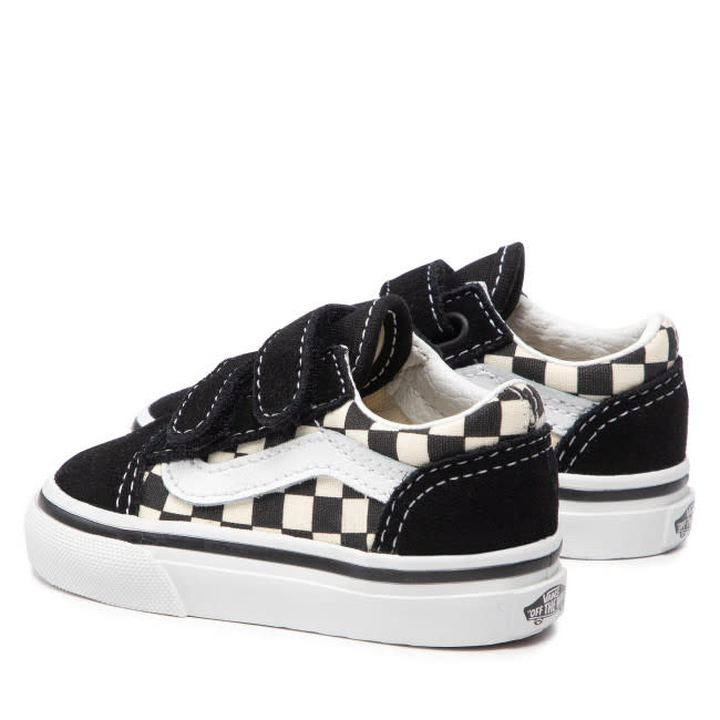 VN0A38JNP0S1 - TD Old Skool V CHECK BLK WHITE
