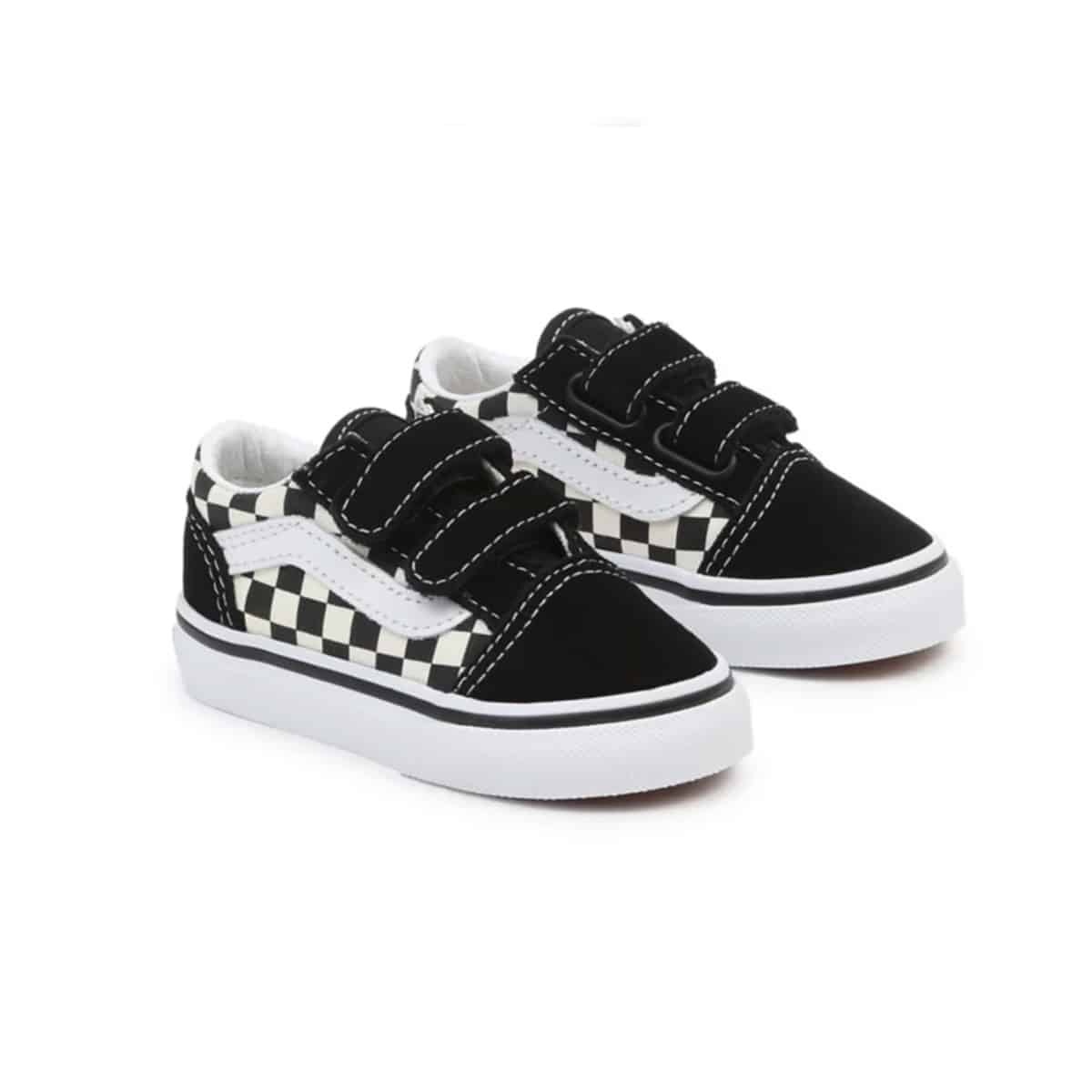 VN0A38JNP0S1 - TD Old Skool V CHECK BLK WHITE