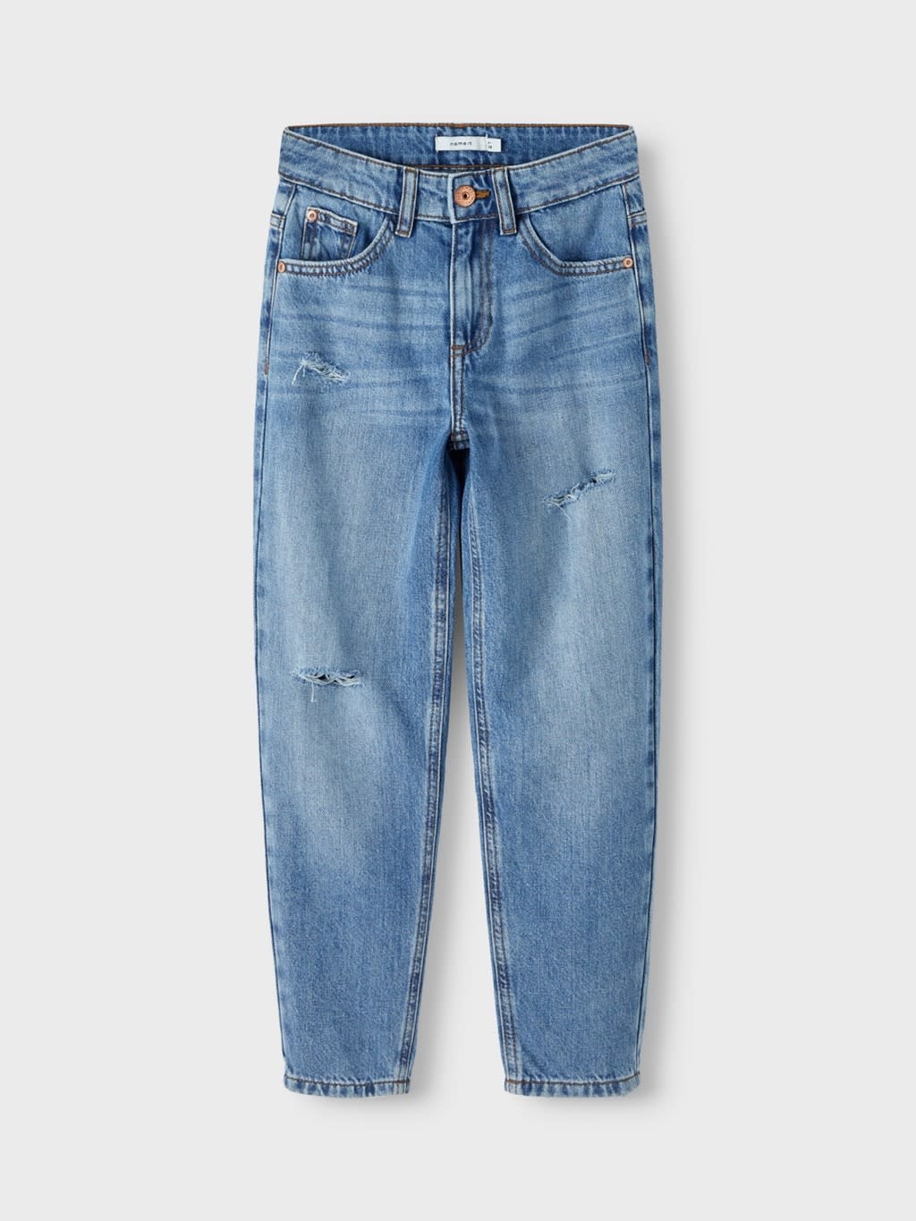 NKMSILAS TAPERED JEANS 13219131 Medium Blue