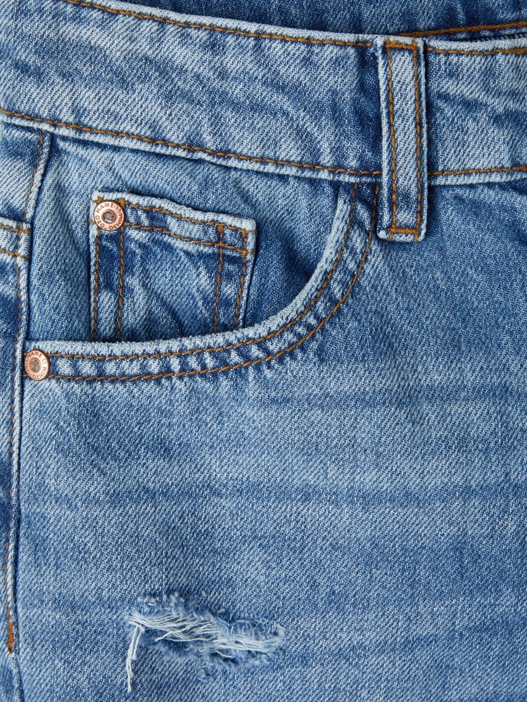 NKMSILAS TAPERED JEANS 13219131 Medium Blue