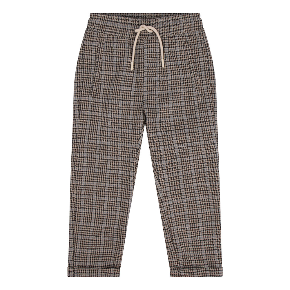 Fancy Check Pants D7B-W23-2903 Antracites Grey