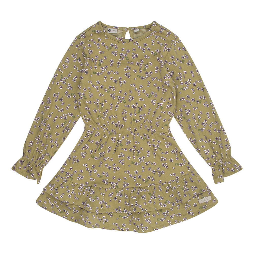 Dress Longsleeve Mille Fleur D7G-W23-6201 Green Olive