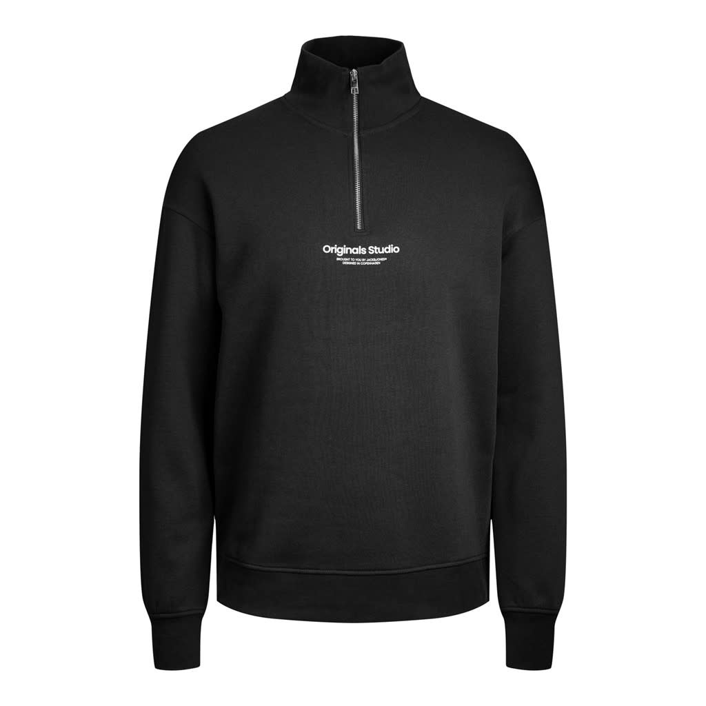 JORVESTERBRO SWEAT QUARTER ZIP HN JNR 12242475 Black