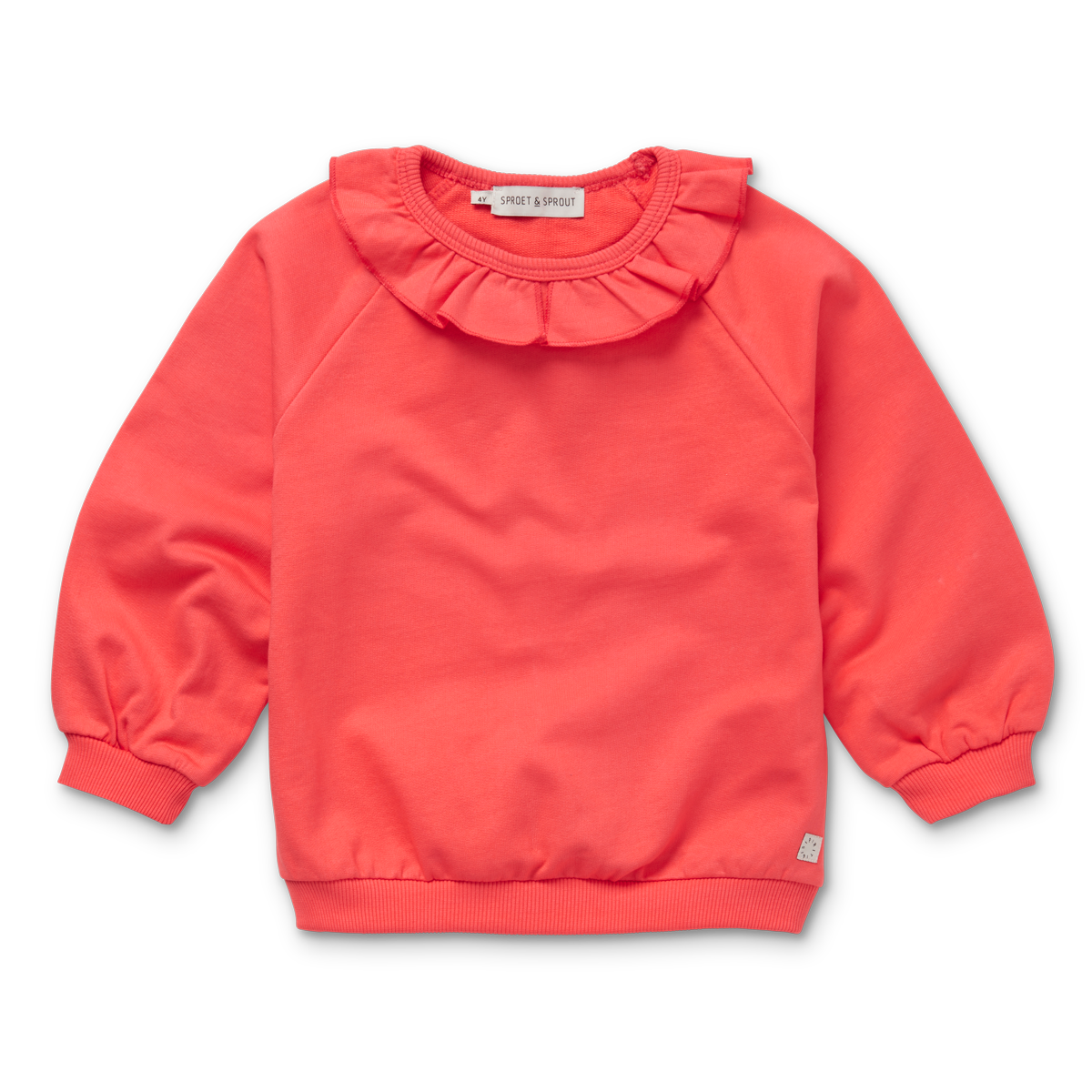 Loose fit girls Sweatshirt W23-827 Raspberry pink
