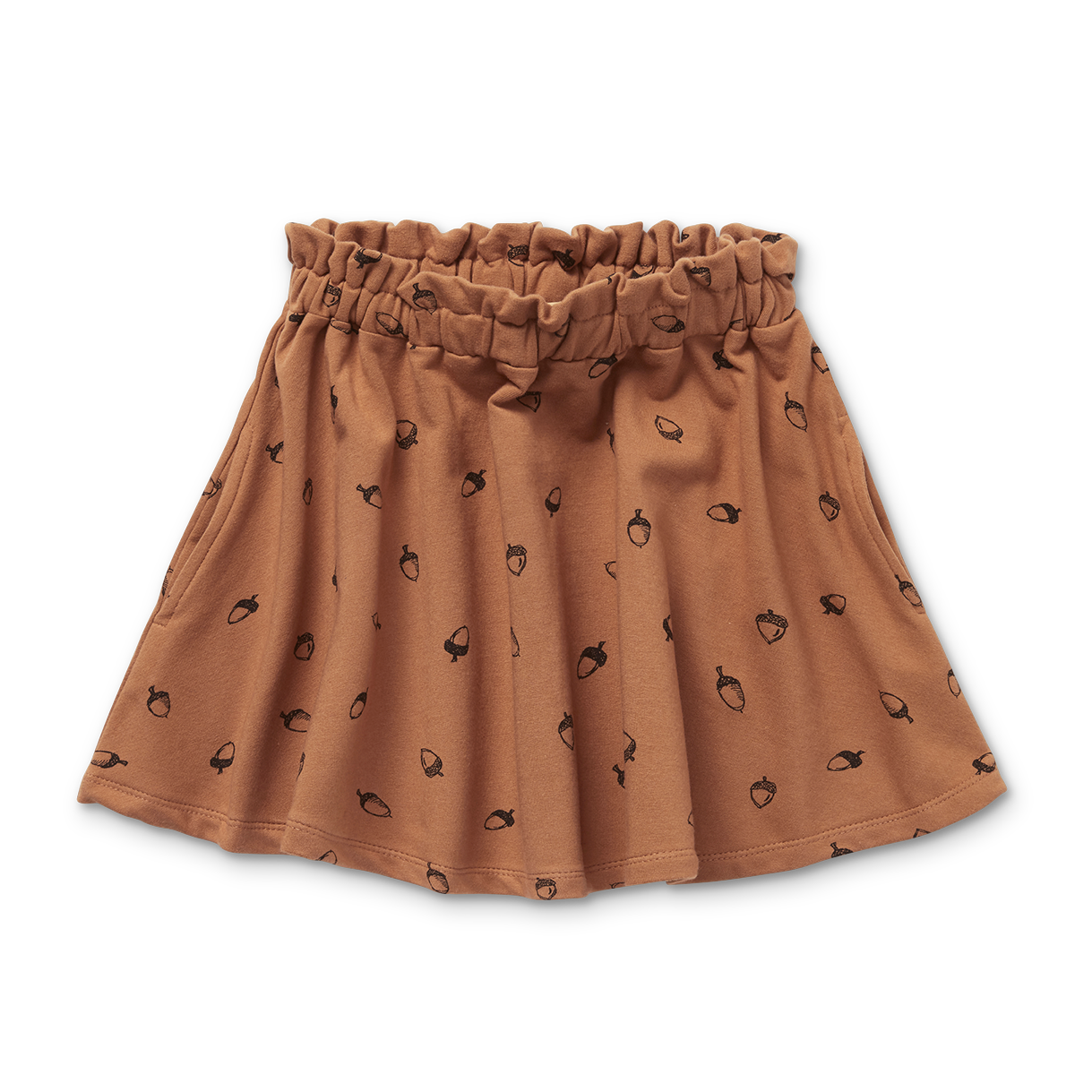 Paperbag skirt Acorn print W23-933 Lion
