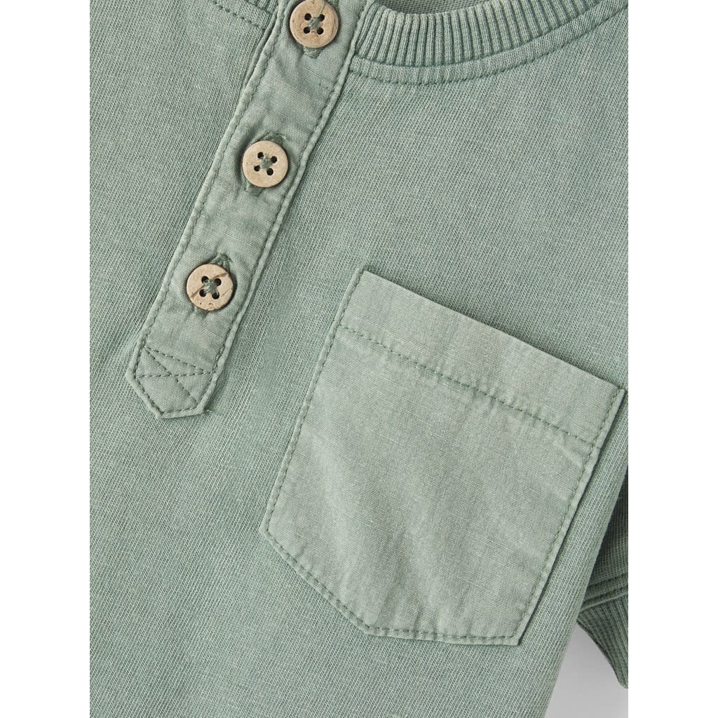 NMMNORO LS LOOSE TOP LIL 13221643 Laurel Wreath
