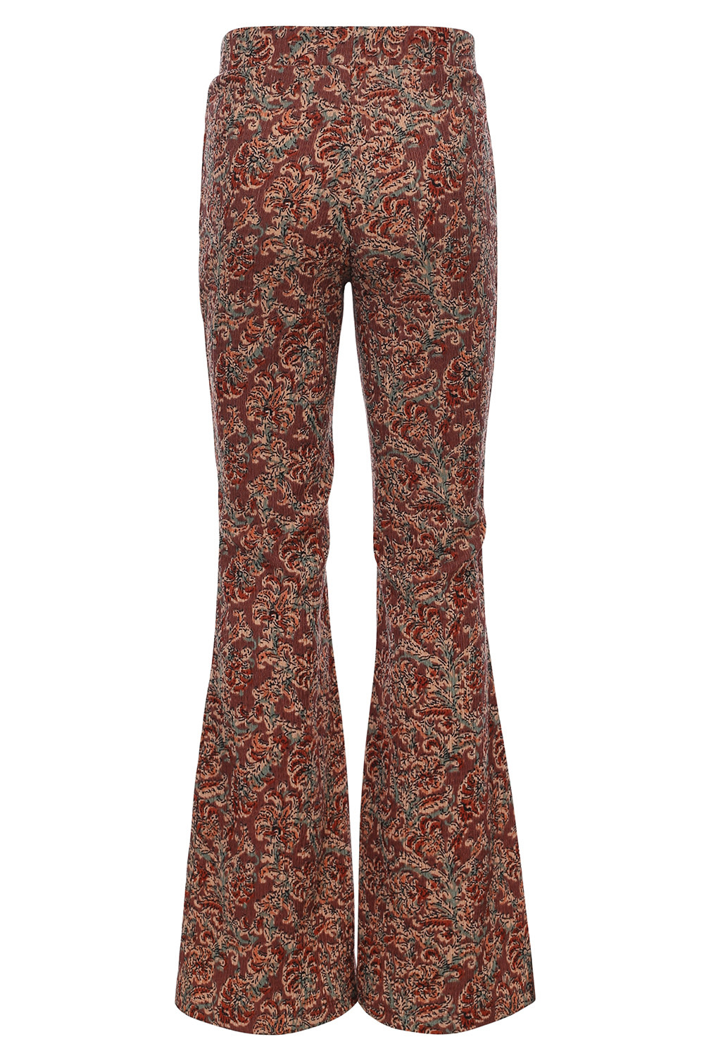 crinkle flared pants 2331-7608-800 Indian block print