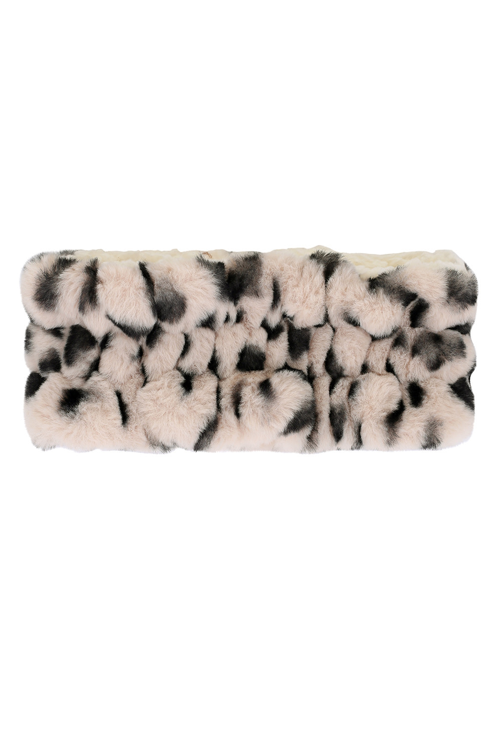 Fur Hat band 2331-7940-080 Dalmation print