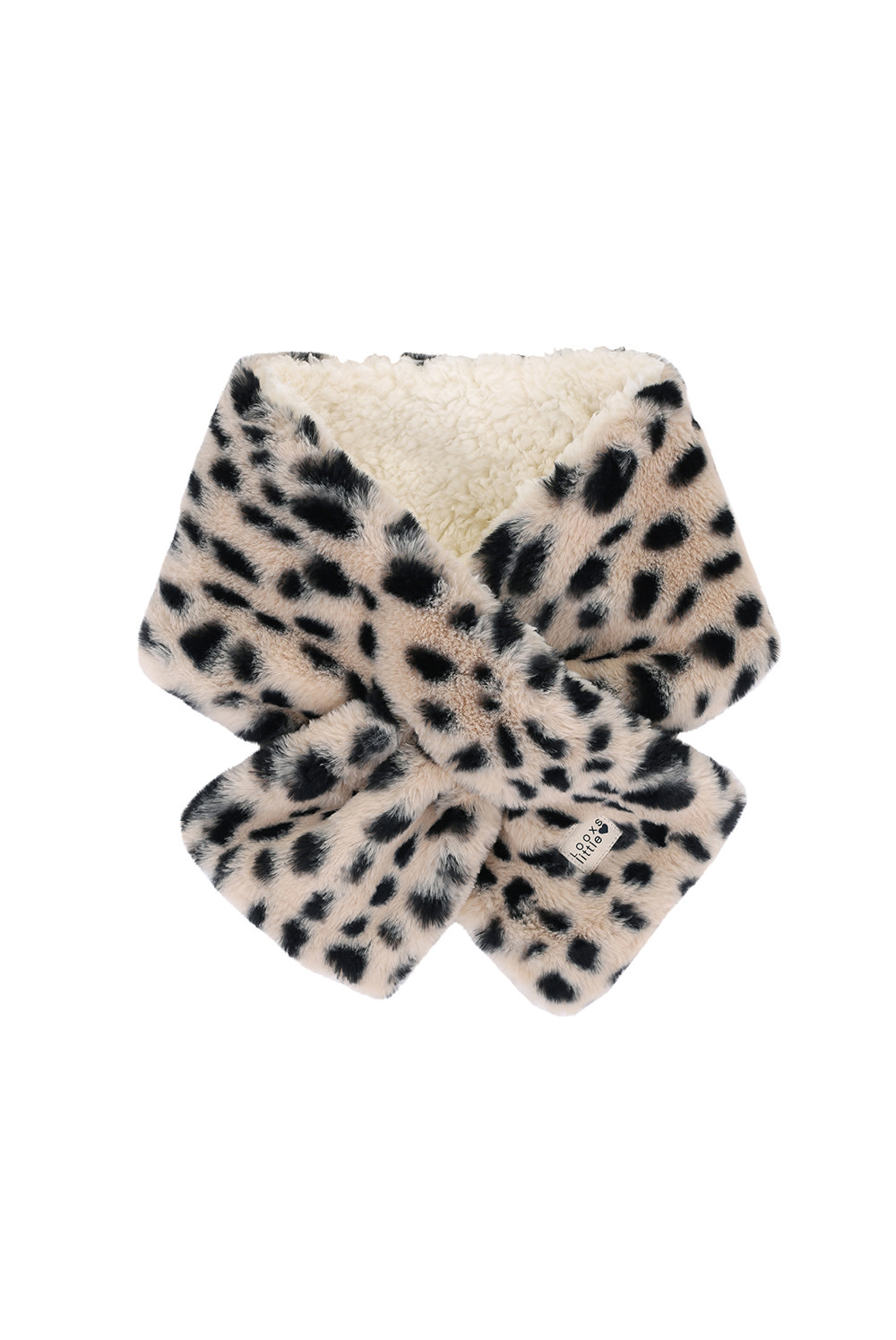 Fur Scarf 2331-7942-080 Dalmation print