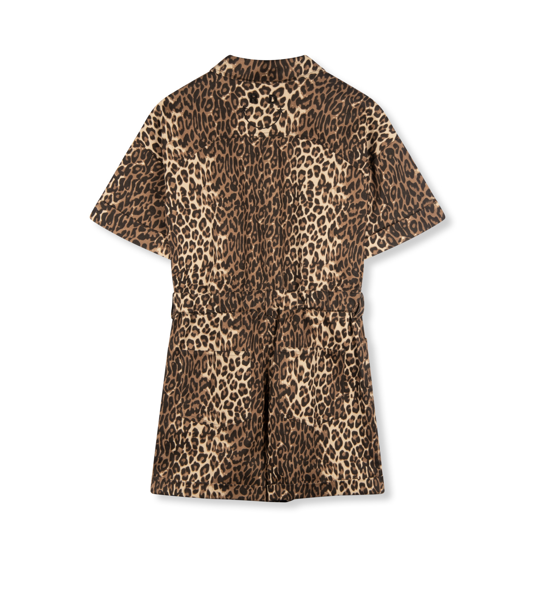 Leopard denim playsuit SOY R2307375134