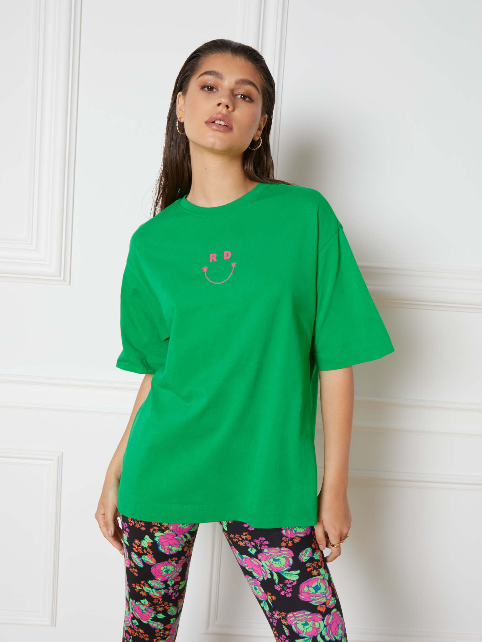 Smiley t-shirt BRUNA R2307711119 green