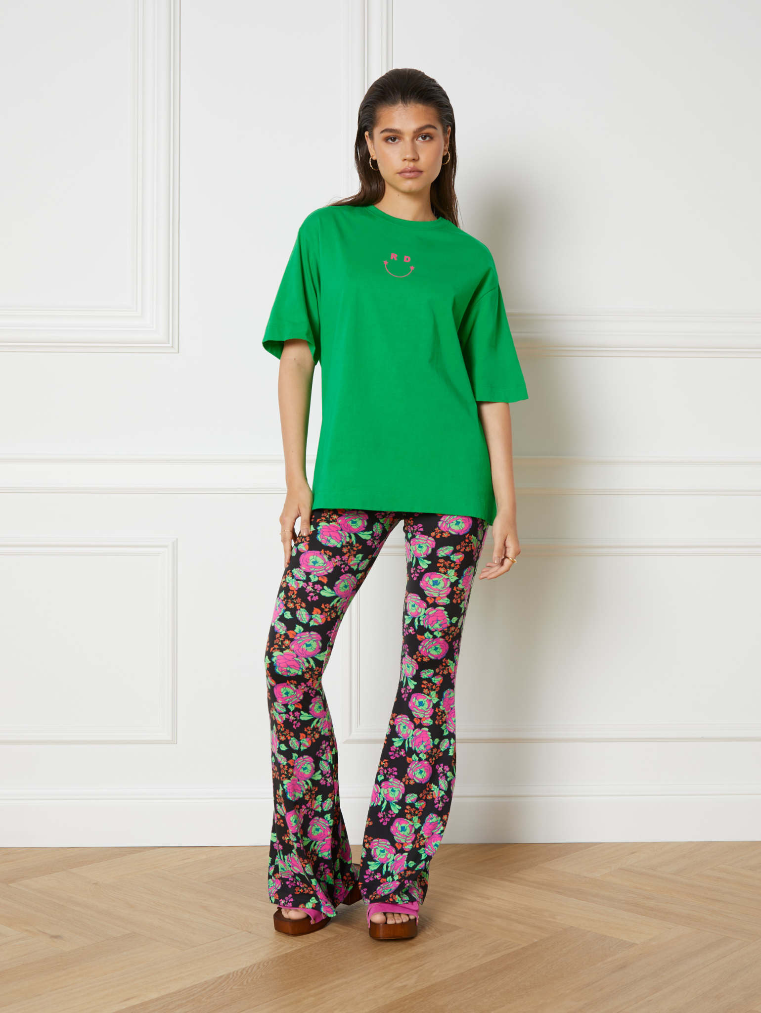 Smiley t-shirt BRUNA R2307711119 green