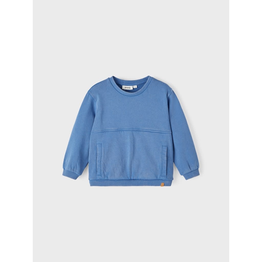NMMNALF LS LOOSE SWEAT LIL 13221638 Federal Blue