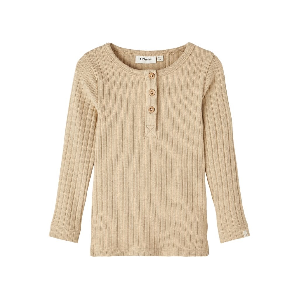 NMFNIVA LS SLIM TOP LIL 13221716 Warm Sand