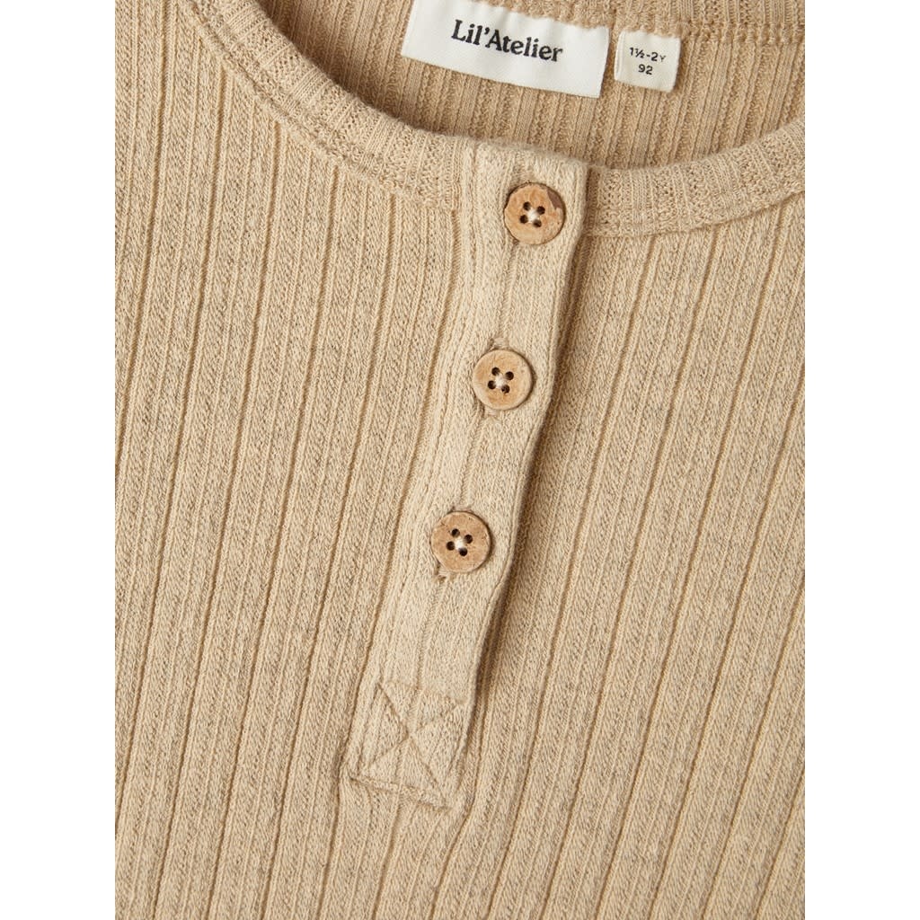 NMFNIVA LS SLIM TOP LIL 13221716 Warm Sand