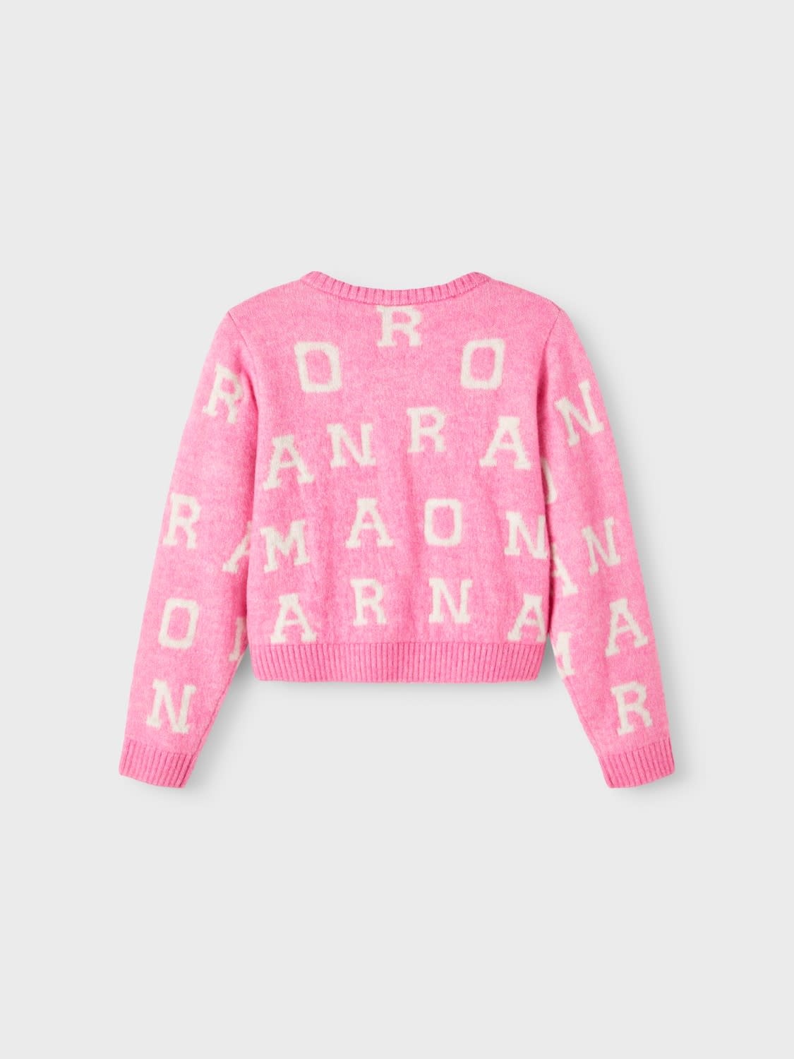 NKFNEIFY LS SHORT KNIT 13221056 Pink Cosmos