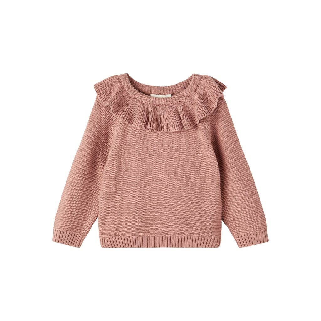 NMFROSANNA LS LOOSE KNIT LIL 13209933 Burlwood