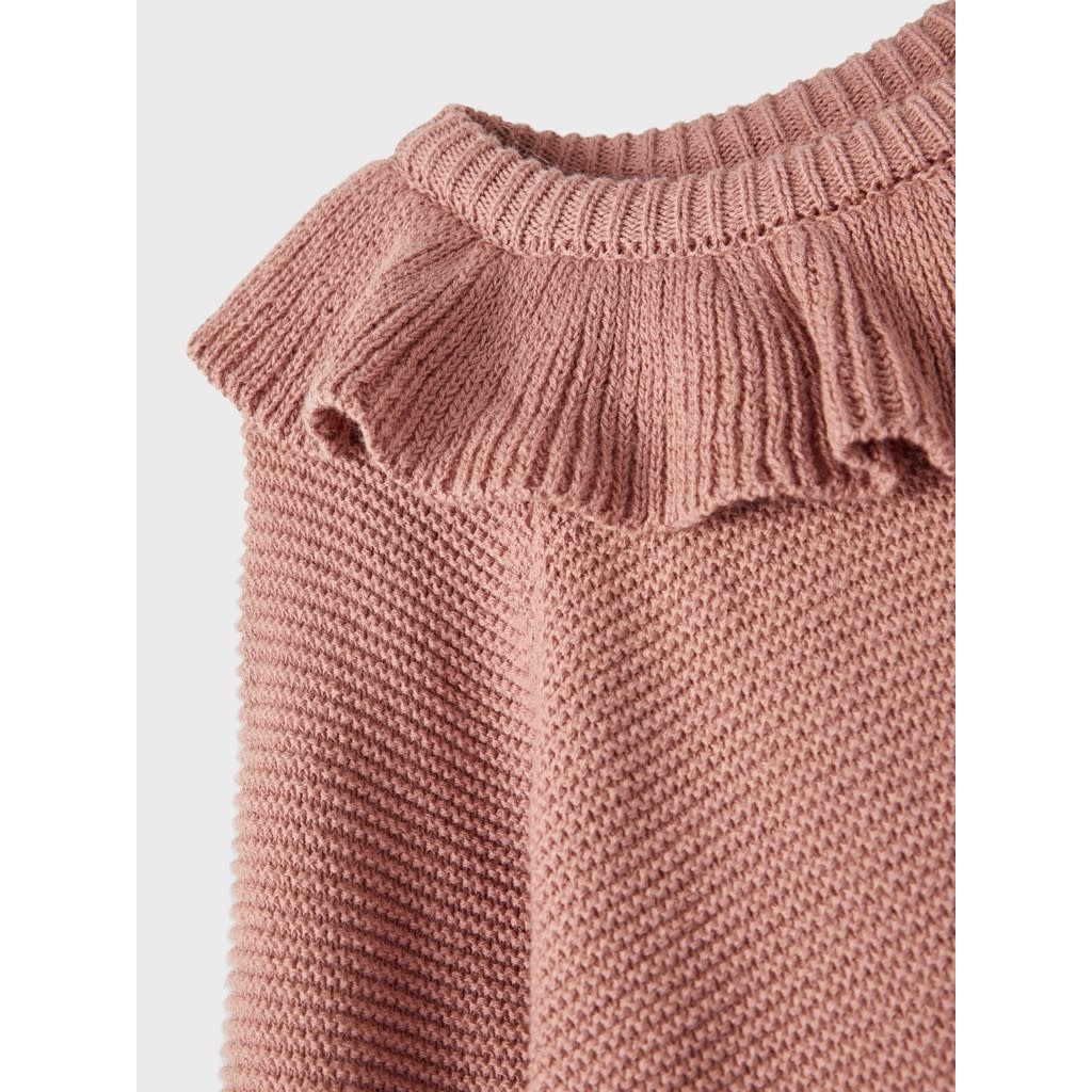 NMFROSANNA LS LOOSE KNIT LIL 13209933 Burlwood