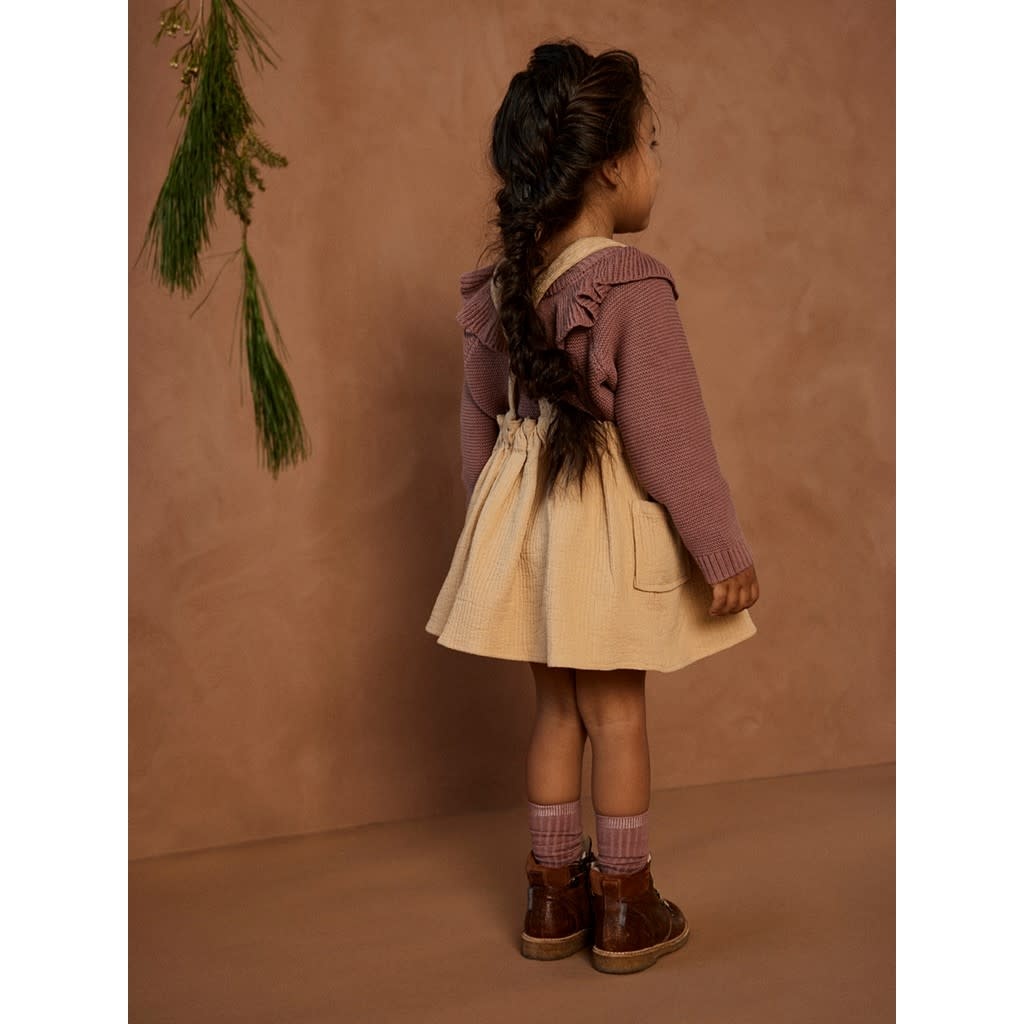 NMFROSANNA LS LOOSE KNIT LIL 13209933 Burlwood