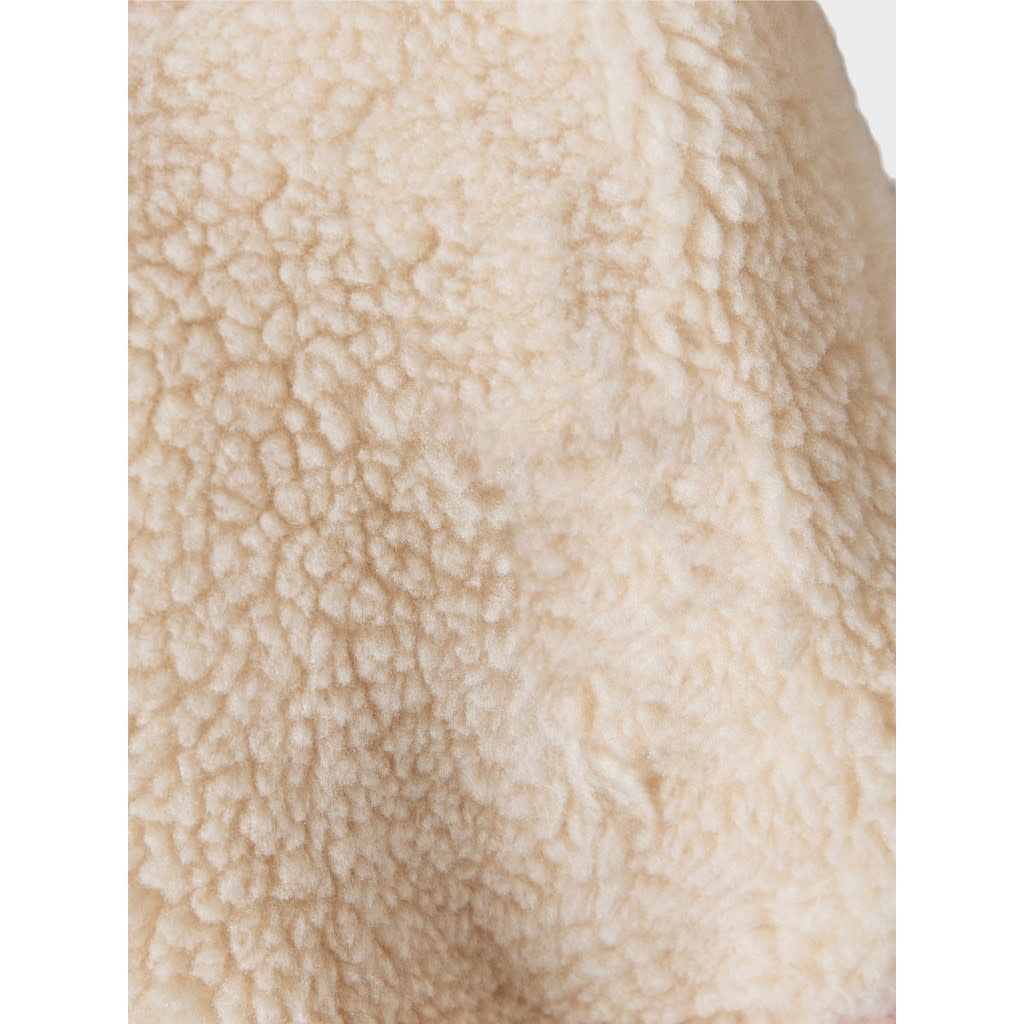 NBFMADELE TEDDY JACKET 13213530 Sandshell