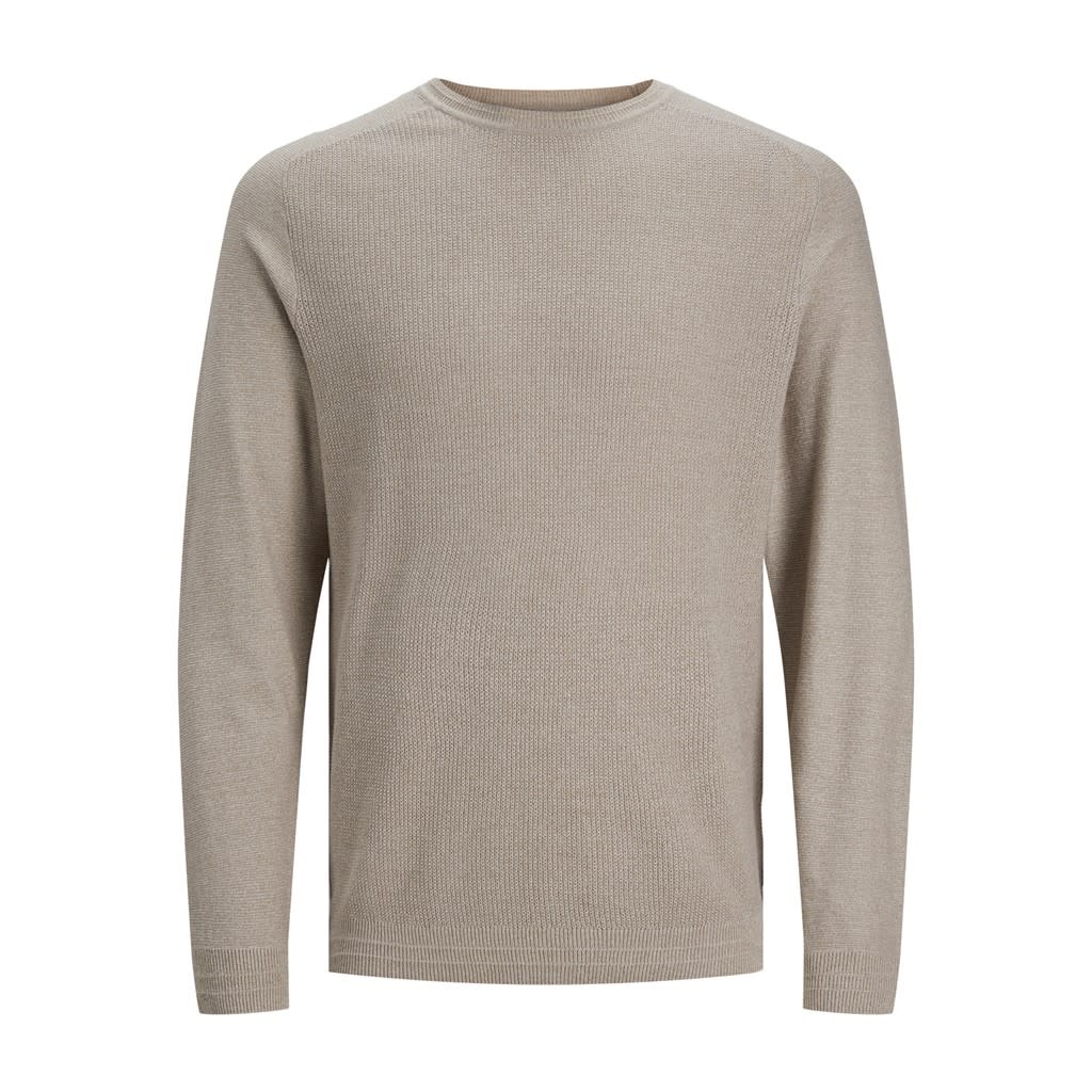JPRBLAANDERSON KNIT STRUCTURE CREW JNR 12243212 Pure Cashmere