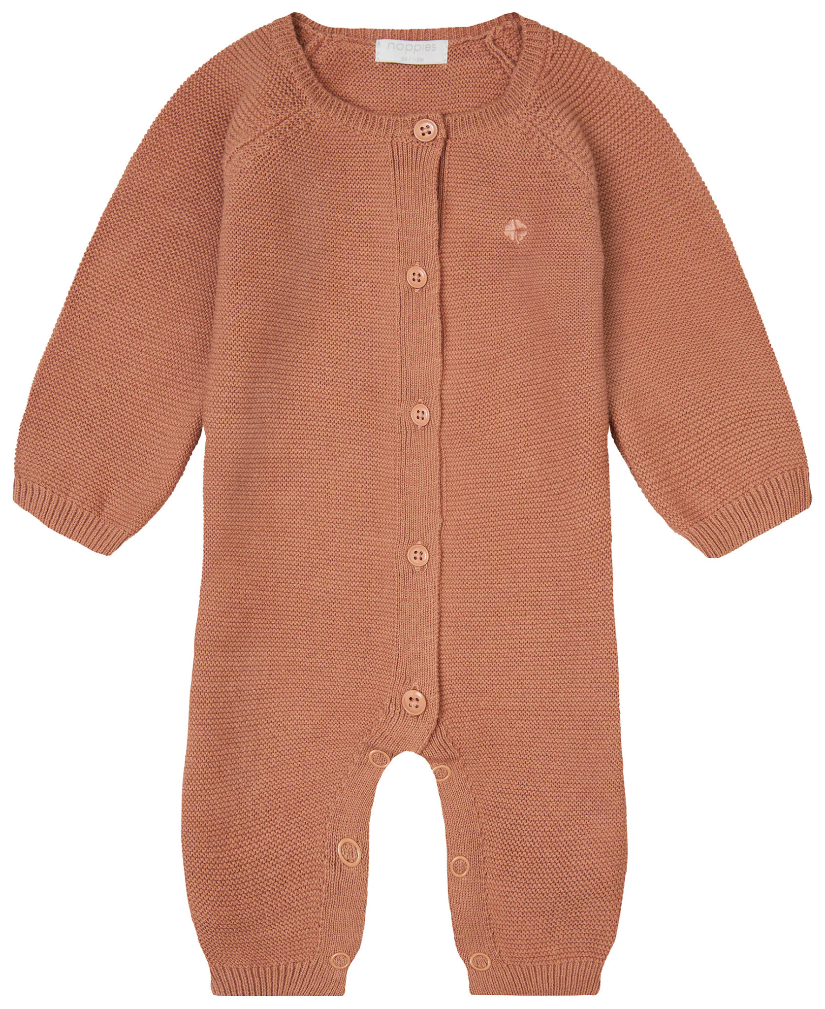 Unisex Playsuit Monrovia long sleeve Café au lait