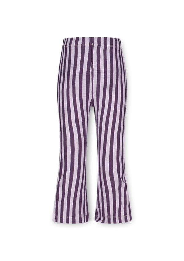 Nena flared pants D308-7610 Lilac Stripe