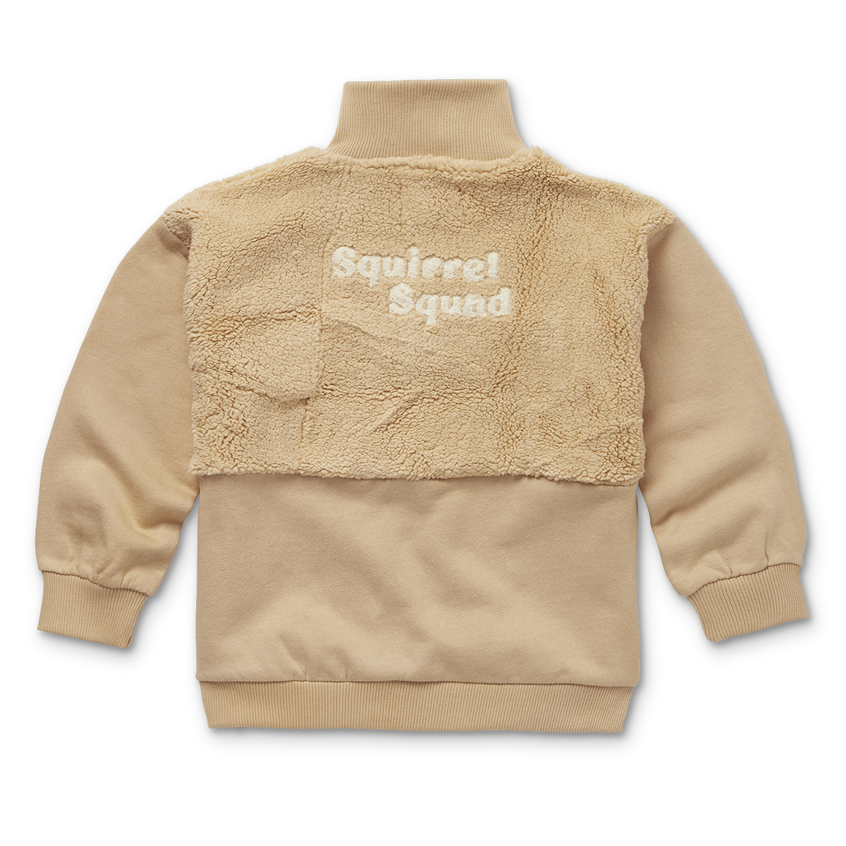 Sweatshirt teddy Squirrel squad W23-844 Nougat