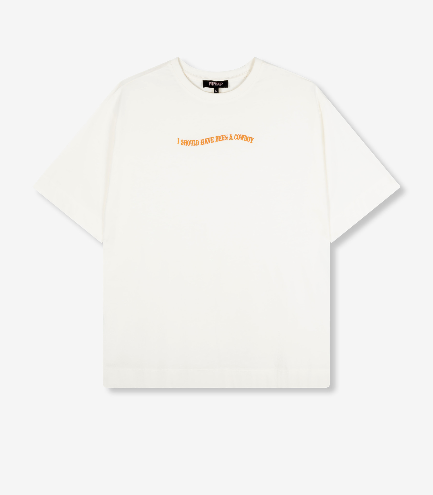 Wide artwork t-shirt BRUNA (R2308713193) creamy white