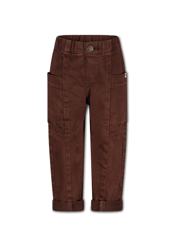 Dane denim pants D308-0620 Brown Stone