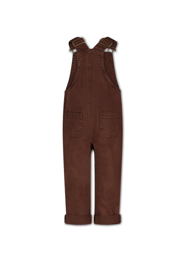 Maël denim dungarees D308-0625 Brown Stone
