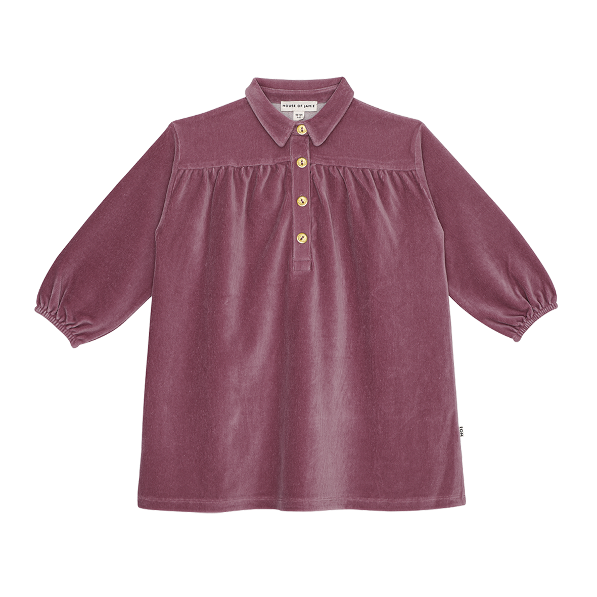 Shirt Collar Dress 323-03-510640 Vintage Rose