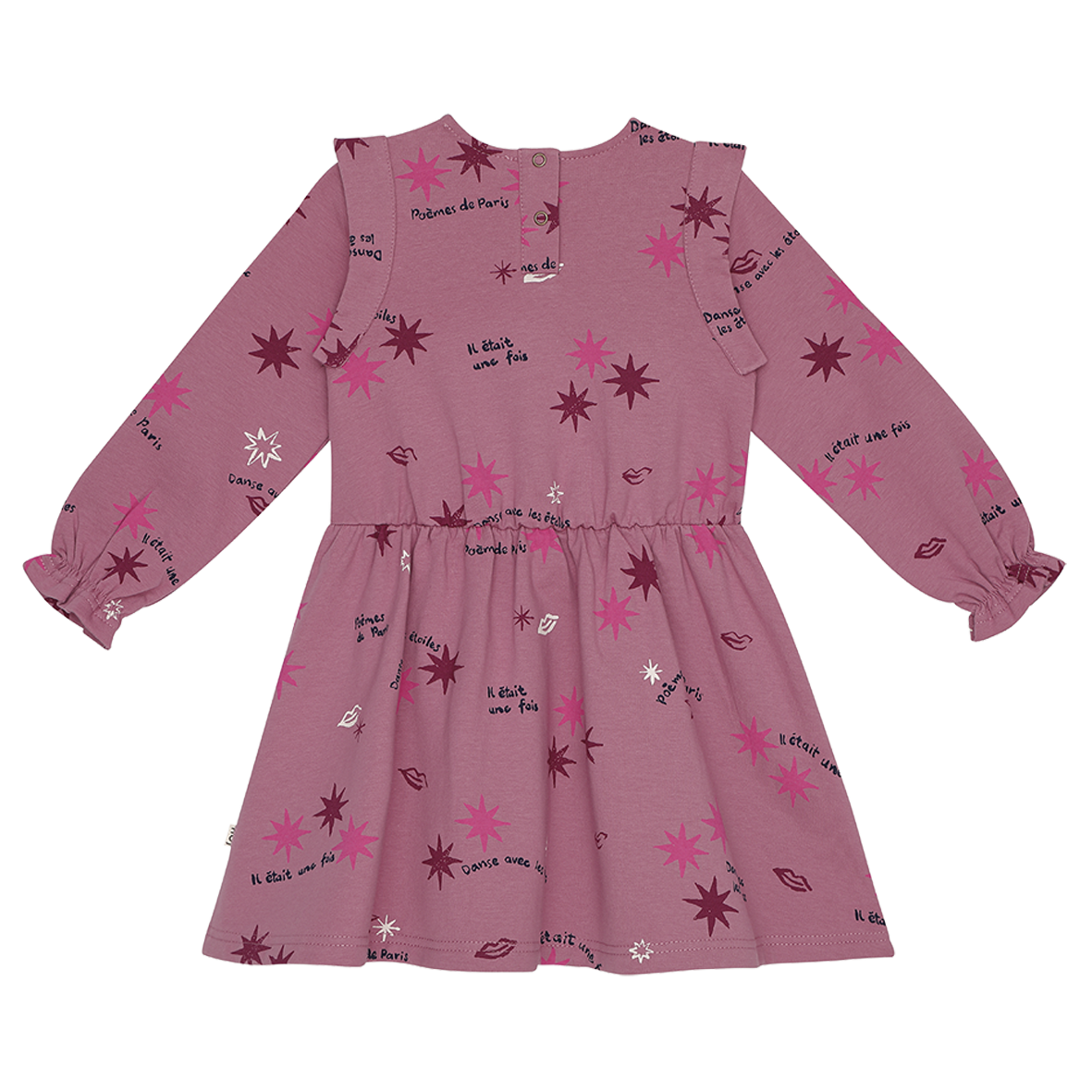 Shoulder Dress 323-03-507642 Vintage Rose Stars & Kisses