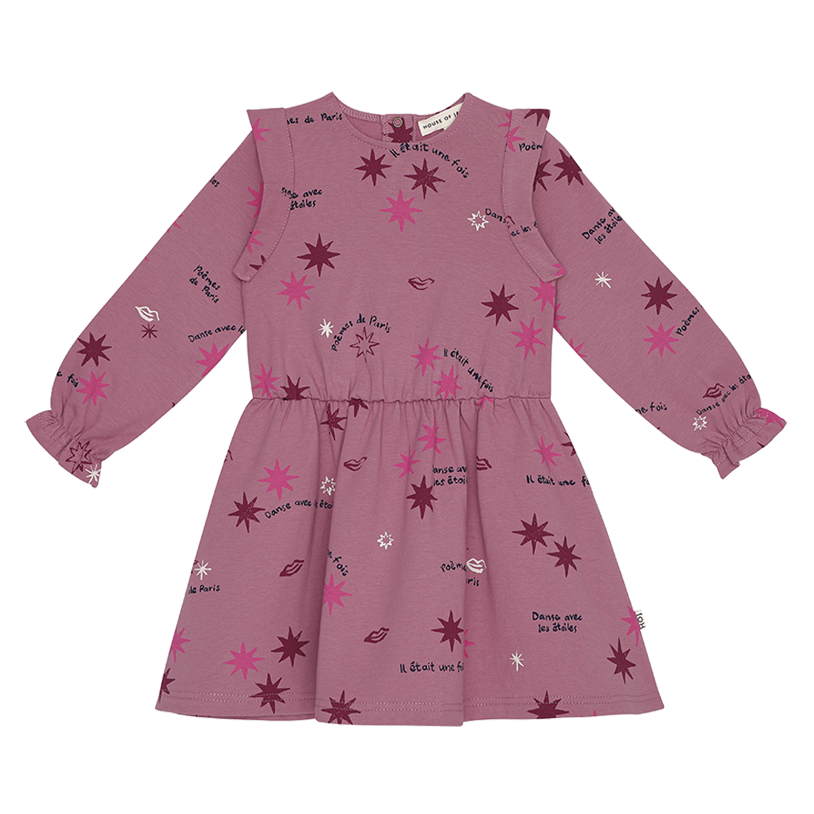 Shoulder Dress 323-03-507642 Vintage Rose Stars & Kisses