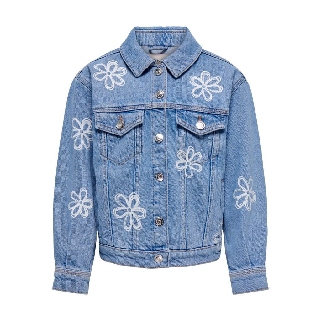 KOGANNALISA LS DNM JACKET CRO 15296603 Medium Blue