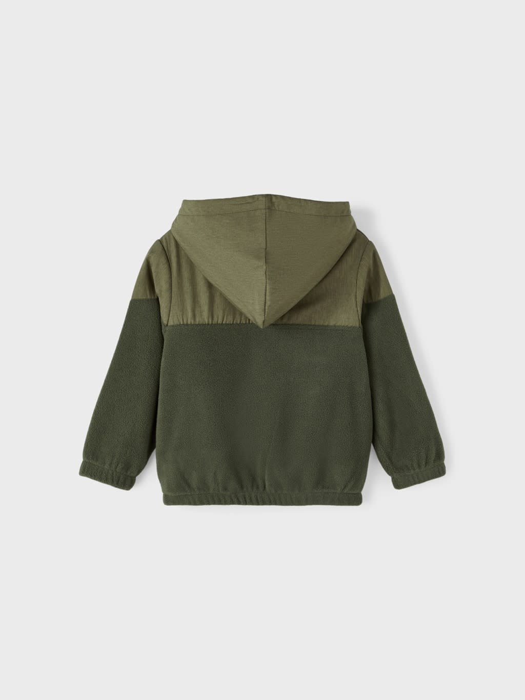 NMMORM FLEECE ANORAK 13221462 Oil Green