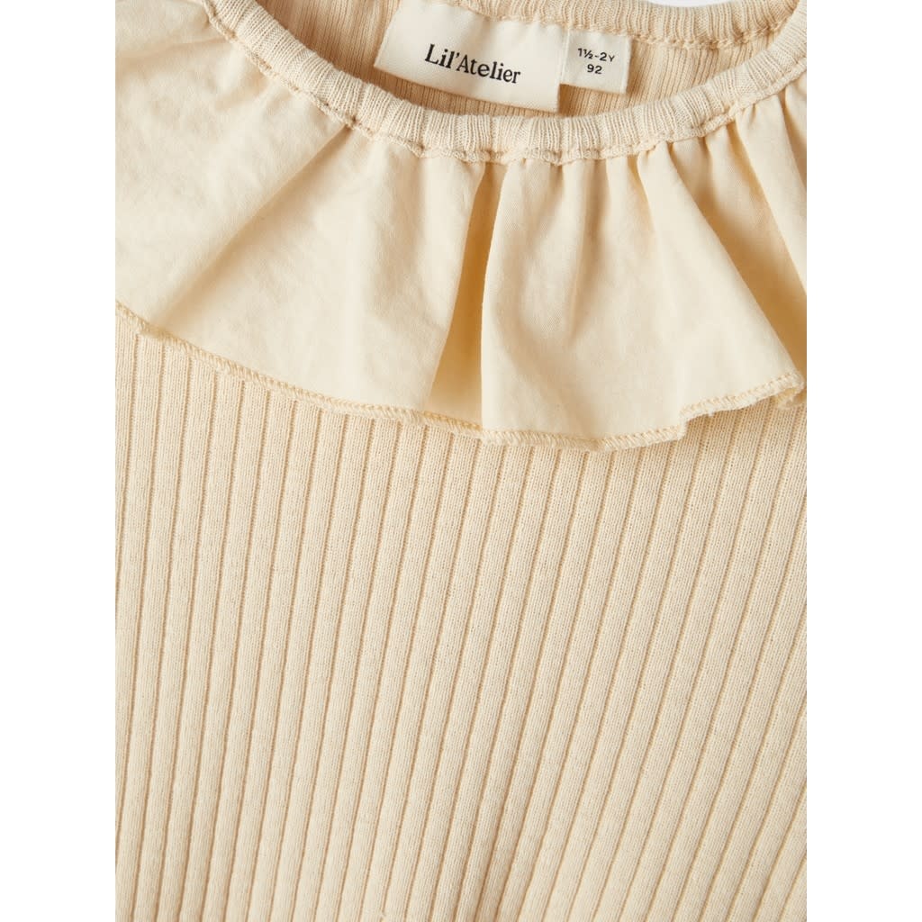 NMFOMINA LS SLIM TOP LIL 13221695 Wood Ash