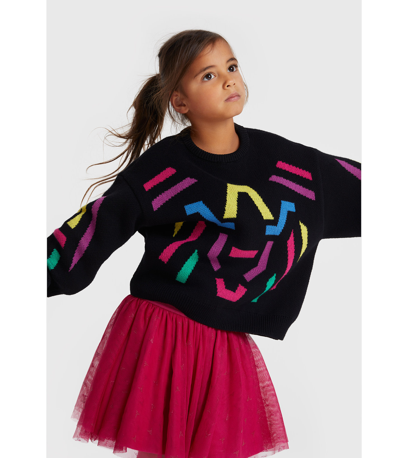 multicolour jumper (62308844204) black
