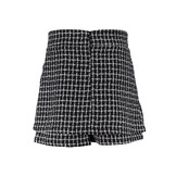 Krista Skort FL23727 OFF BLACK/ ICE CHECK