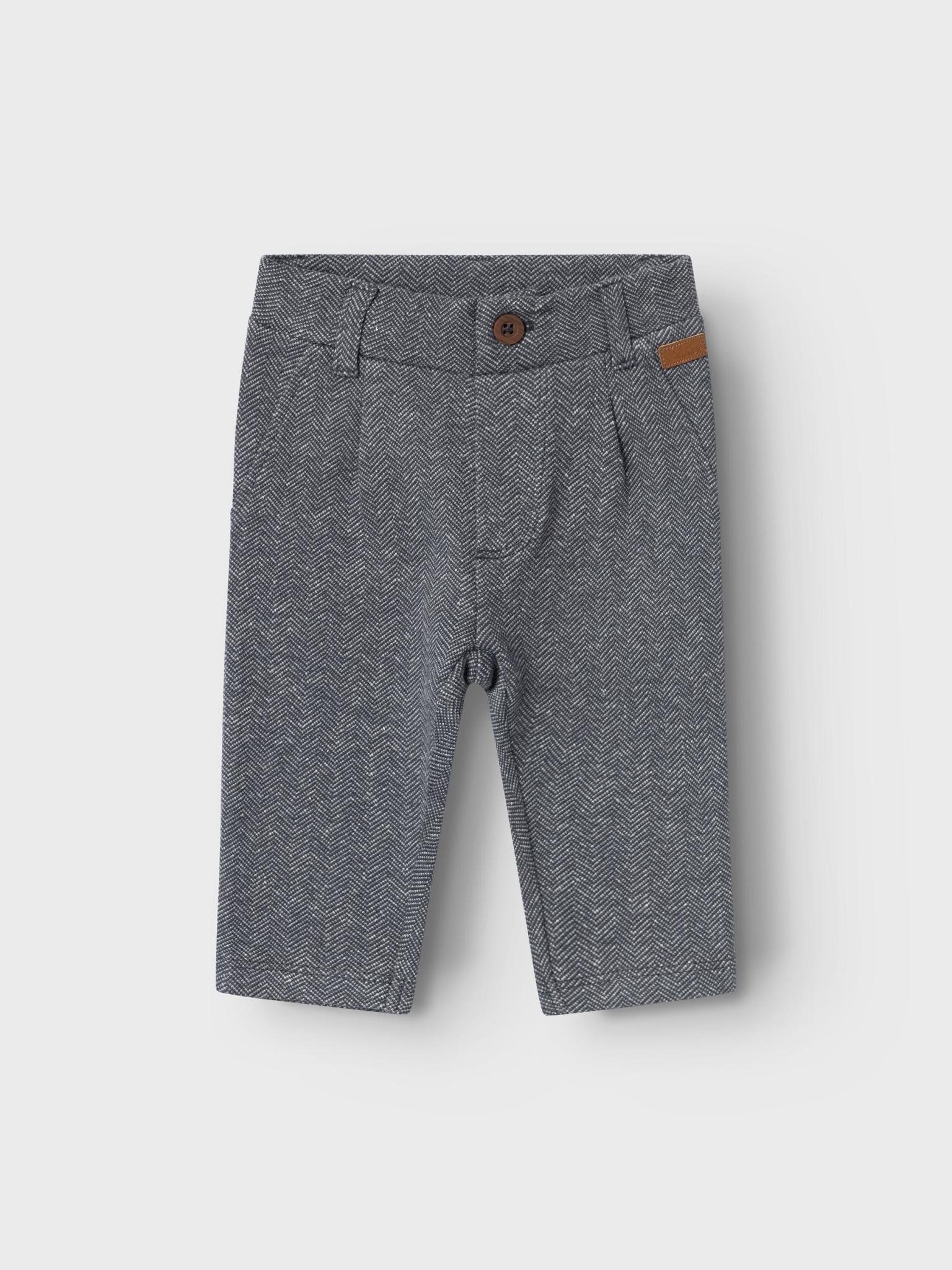 Pantaloni Bimbo NAME IT Nbmrobino - Morbidi A Girovita Regolabile Con Motivo A Griglia