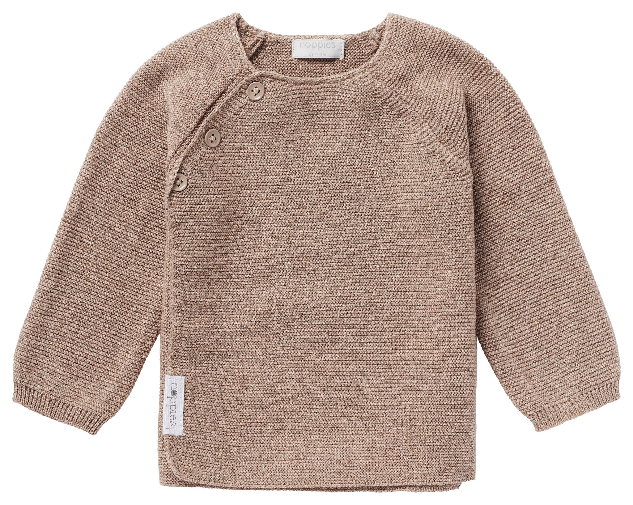U Cardigan Knit ls Pino 67404 Taupe Melange