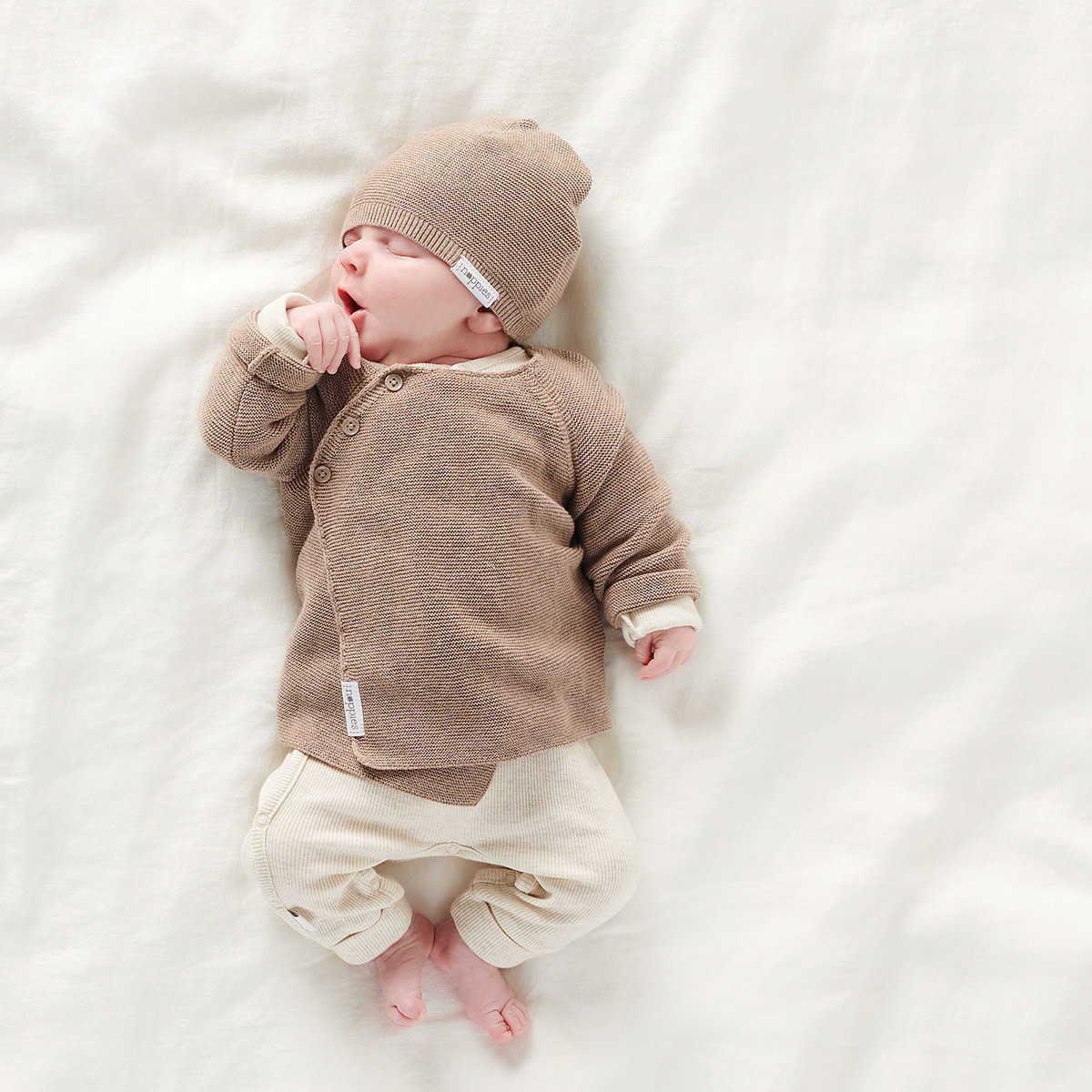 U Cardigan Knit ls Pino 67404 Taupe Melange