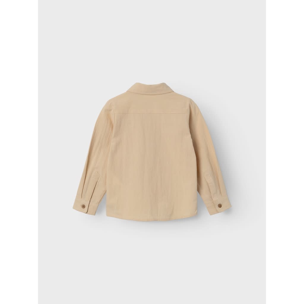 NMMRUBA LS SHIRT LIL 13224135 Wood Ash