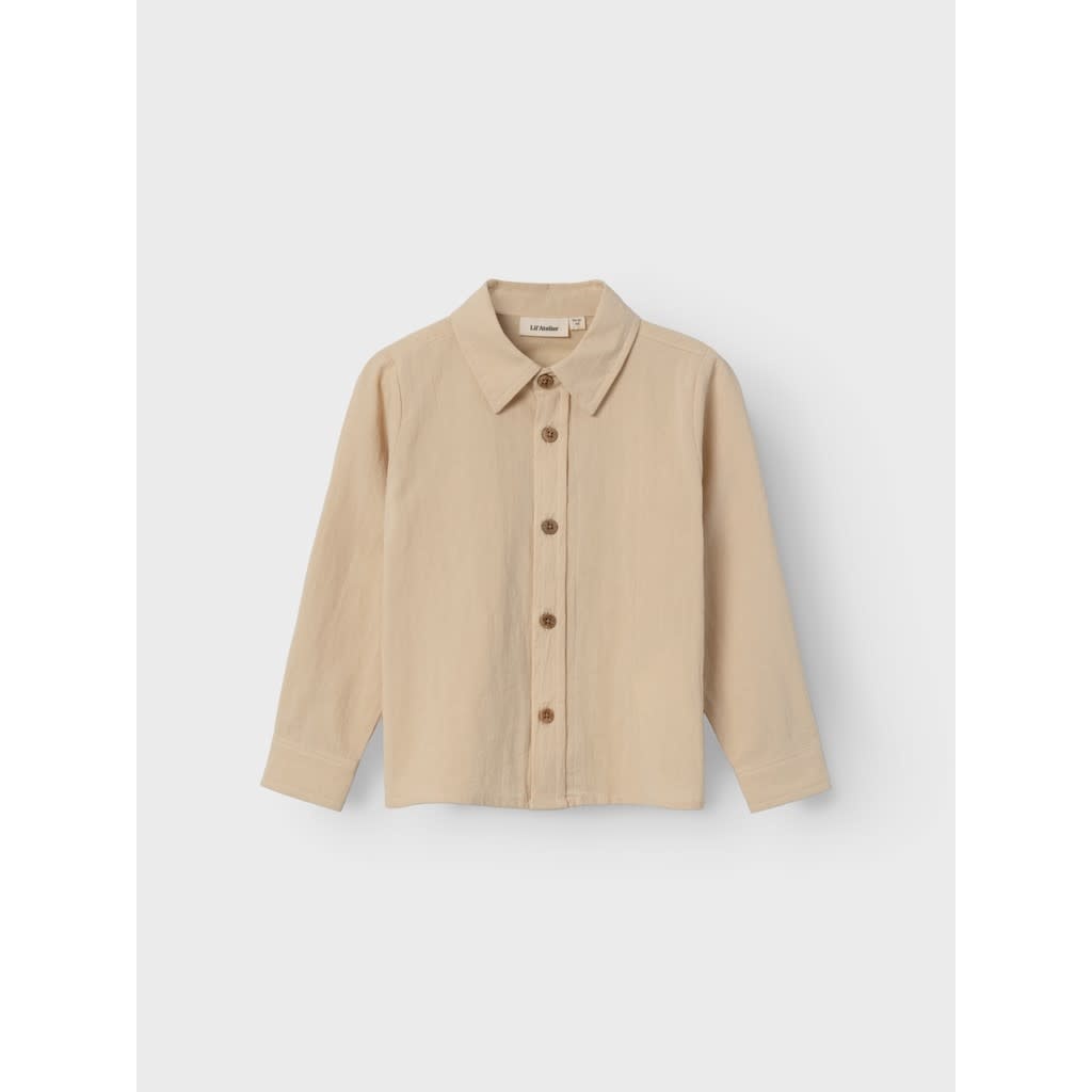 NMMRUBA LS SHIRT LIL 13224135 Wood Ash