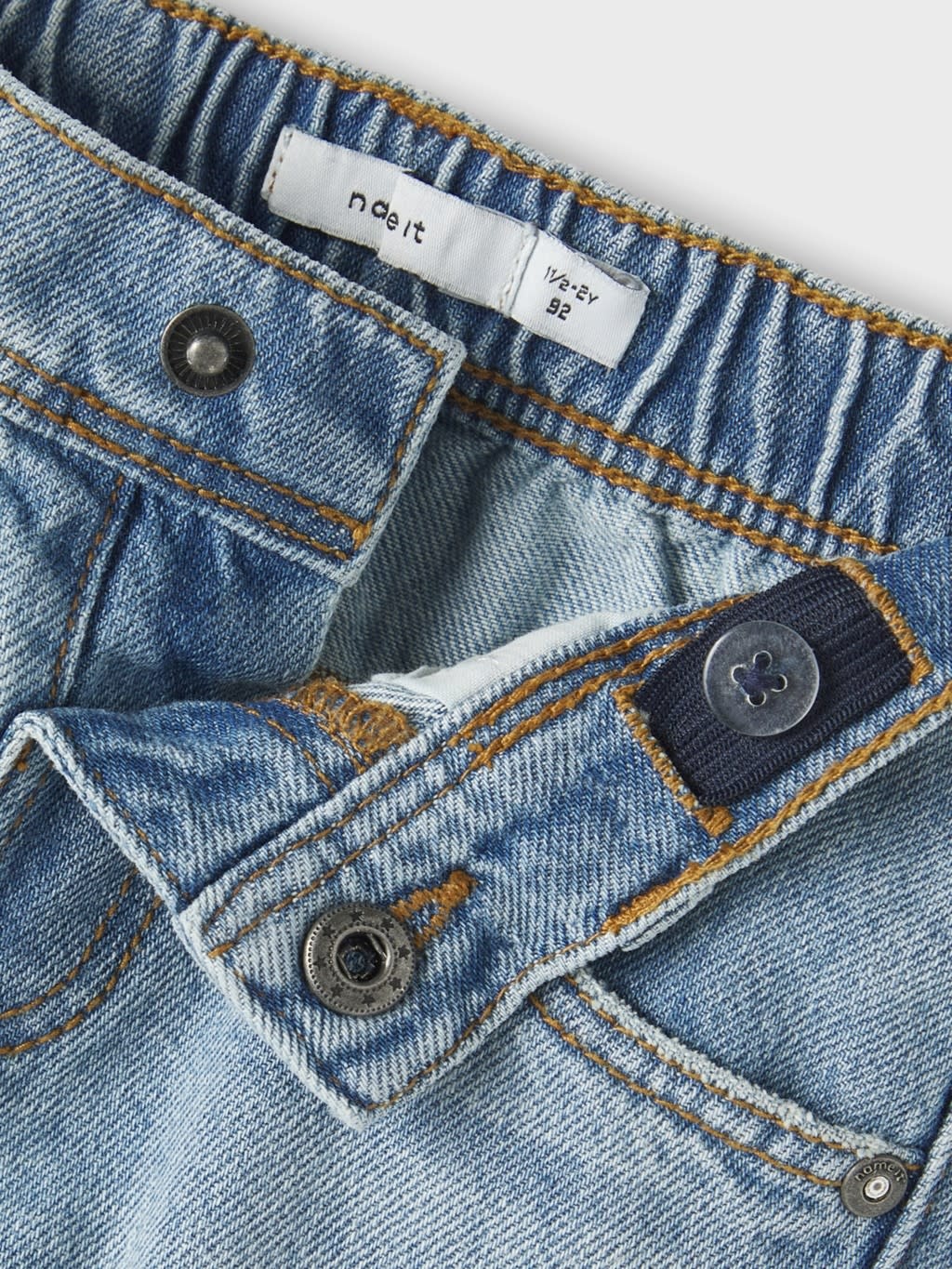 NMNSIDNEY TAPERED JEANS 13220584 Medium Blue