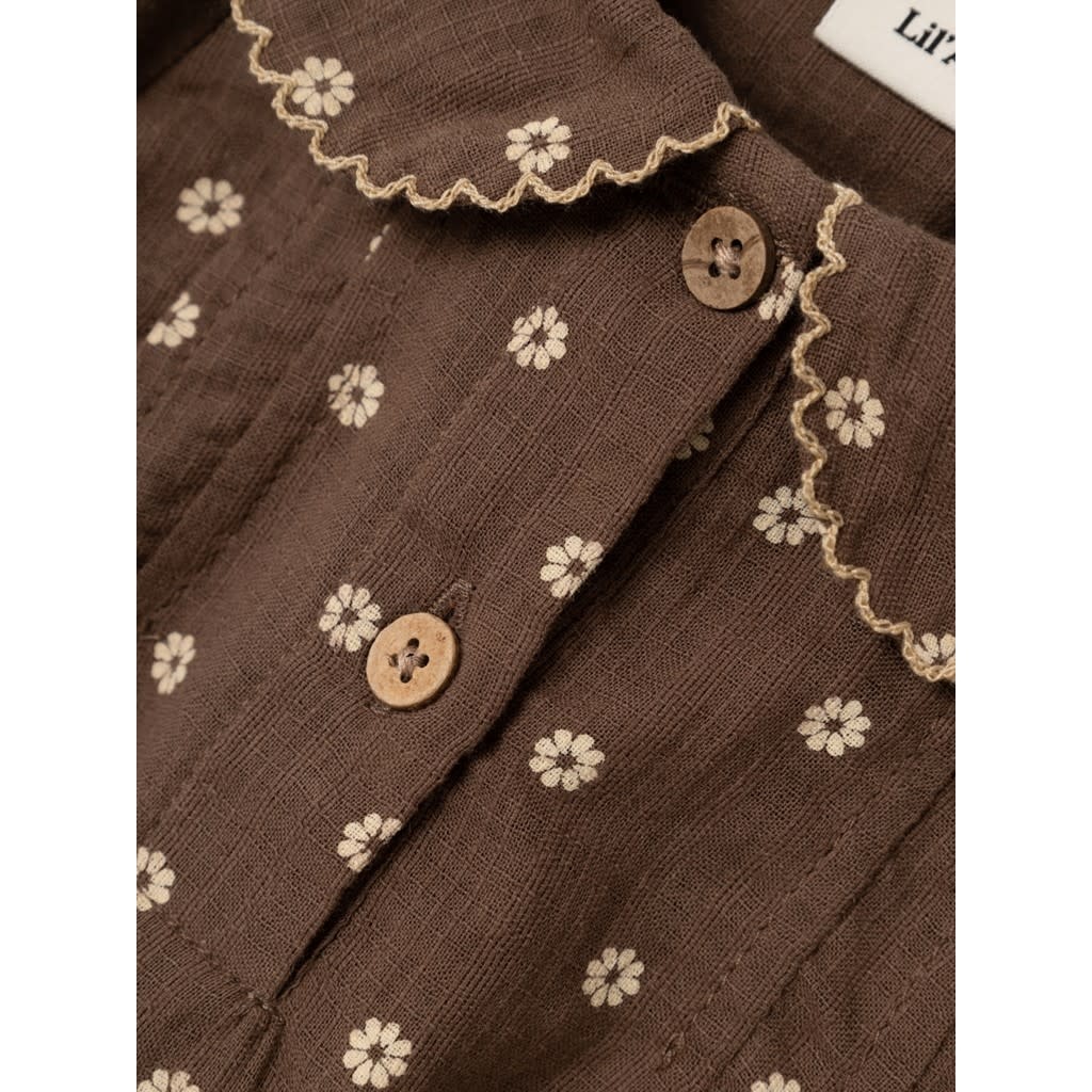 NBFHULLA LS LOOSE DRESS 13223983 Rain Drum