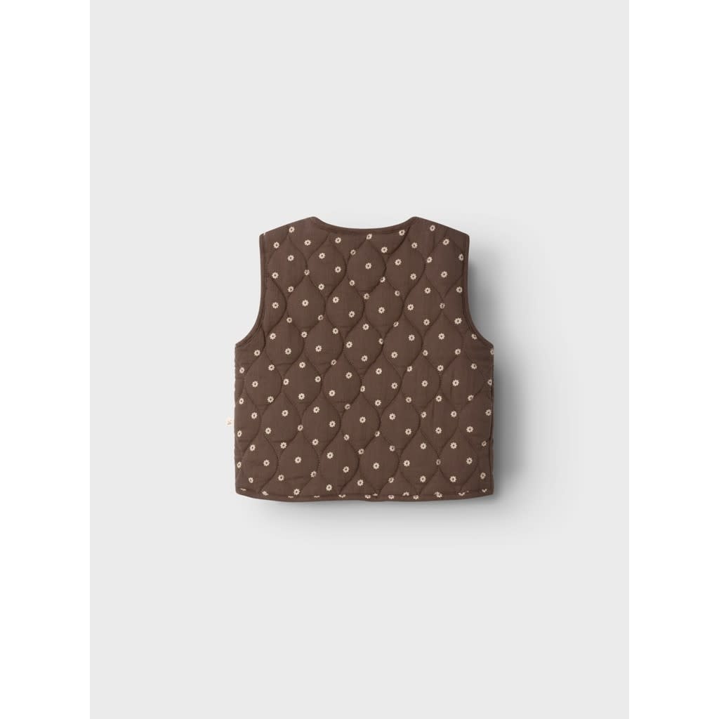 NMFHULLA SL QUILT VEST LIL 13223997 Rain Drum