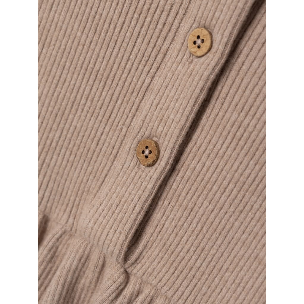 NMFSOPHIA LS LOOSE DRESS LIL 13224410 Nougat