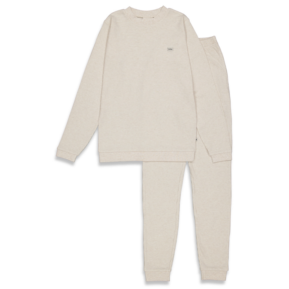 Pyjama wafel - Family Edition 305566 Champagne